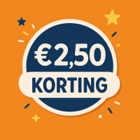 2,50 euro korting