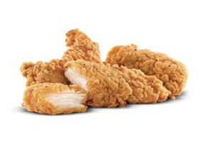 Malse chicken strips van kippenhaas 60 gram per stuk in een krokant jasje.<br>*Tip: probeer onze chicken strips met een heerlijk bakje knoflook, cocktail of chili saus